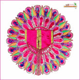 Blended Thread Sitara Work Hot Pink Laddu Gopal Poshak